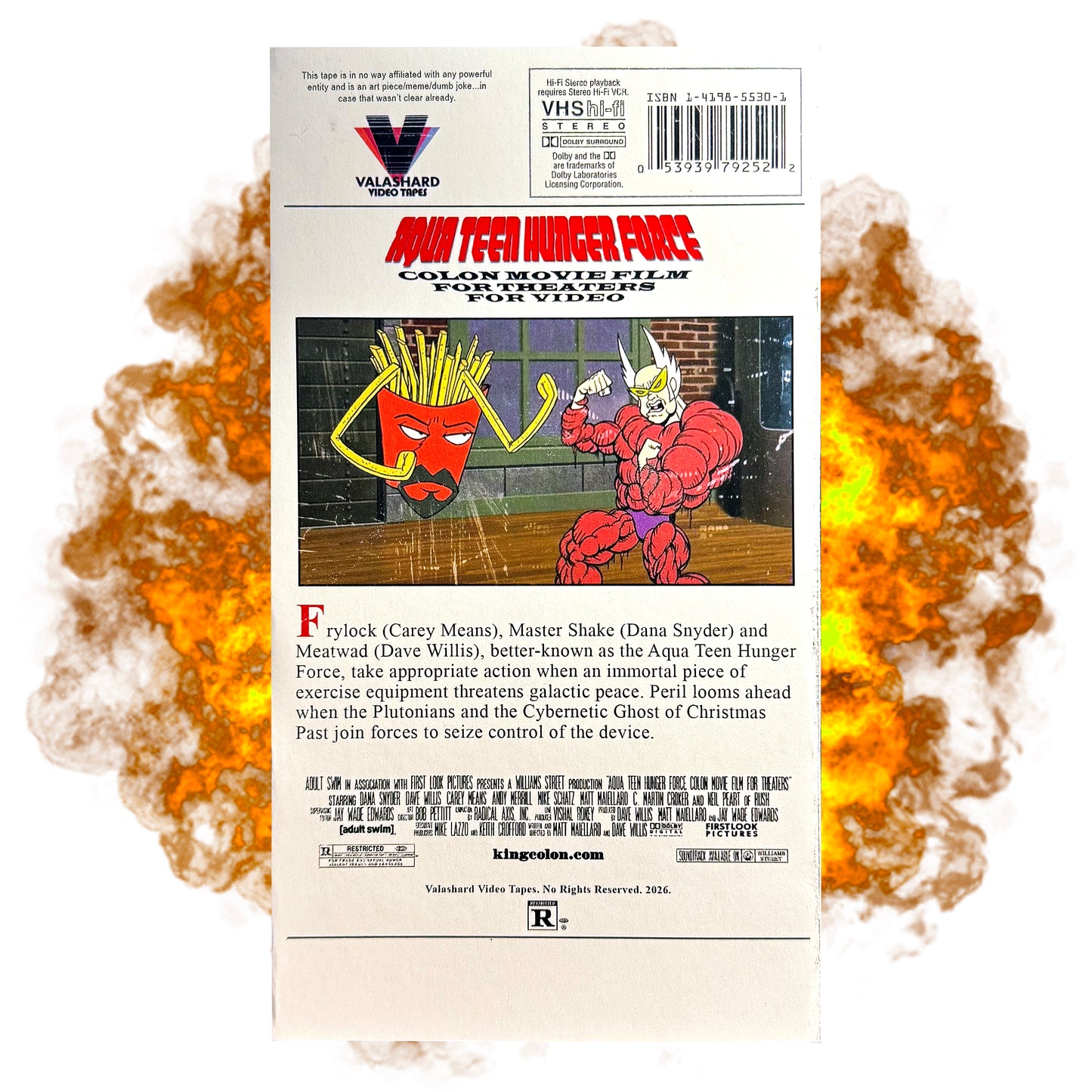 AQUA TEEN HUNGER FORCE COLON MOVIE FILM FOR THEATERS VHS