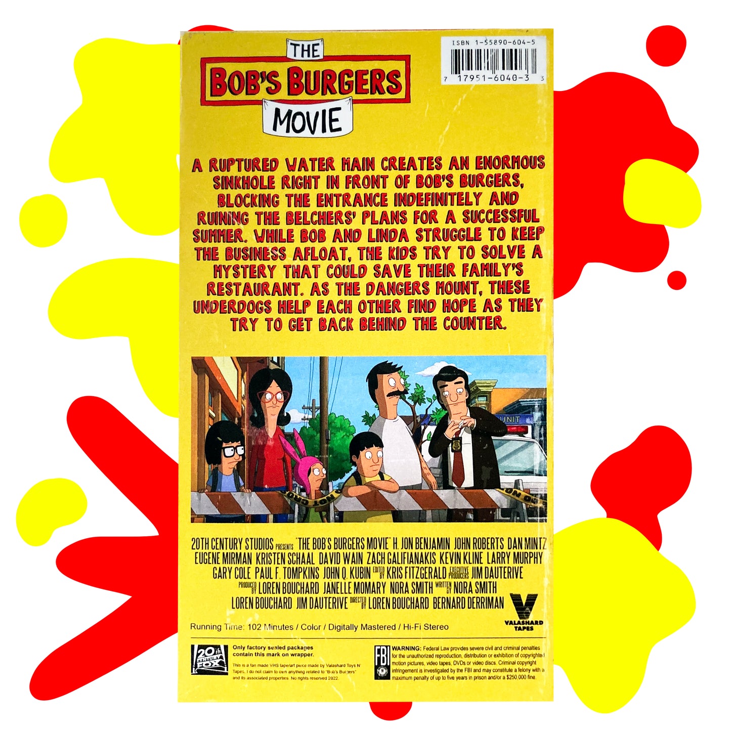 BOBS BURGERS MOVIE VHS