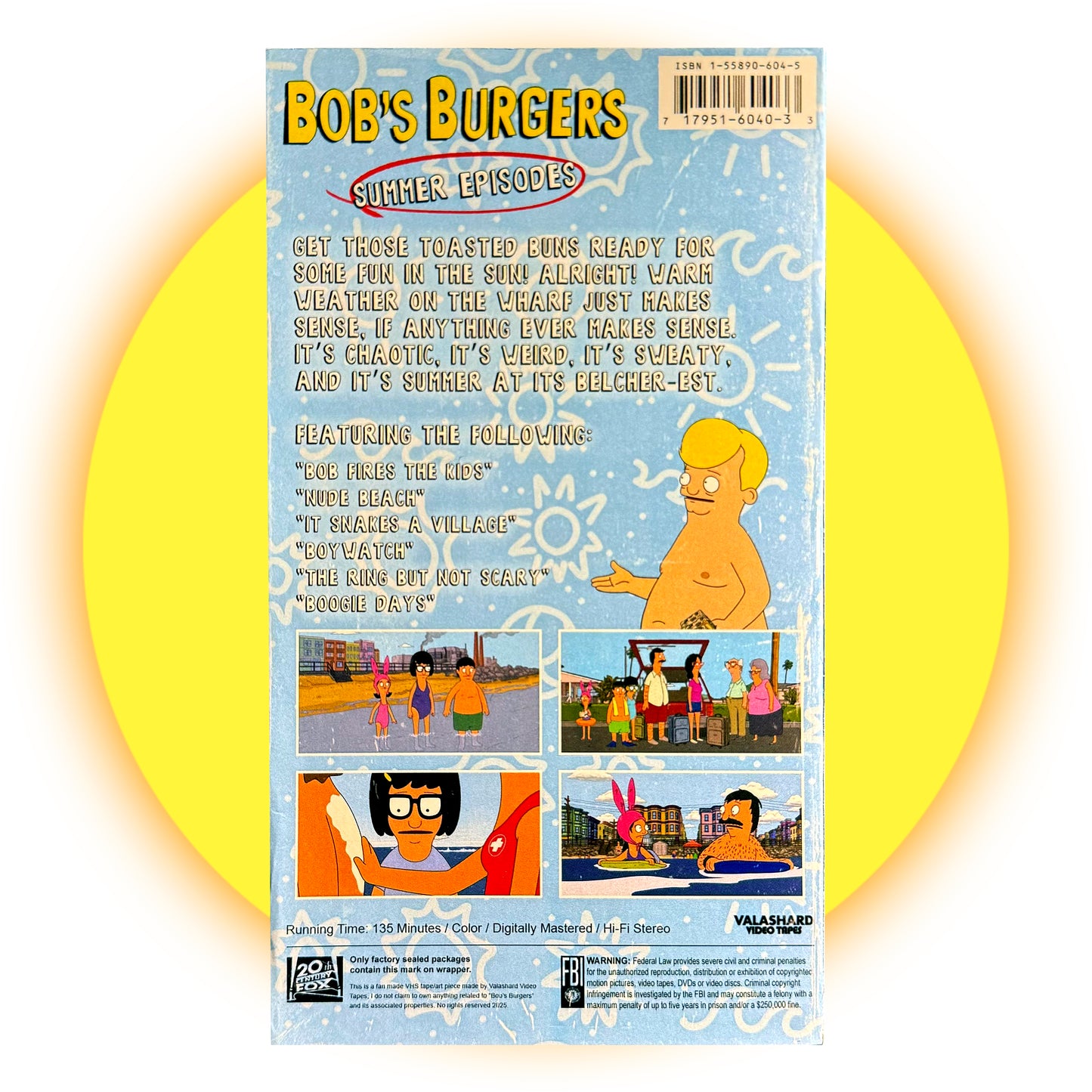 BOBS BURGERS SUMMER EPISODES VHS