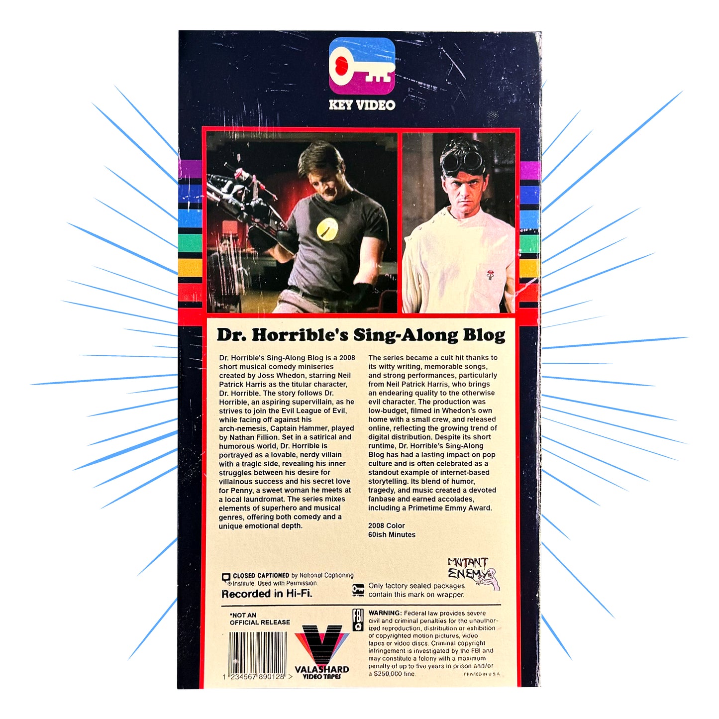 DR. HORRIBLE'S SING-ALONG BLOG VHS