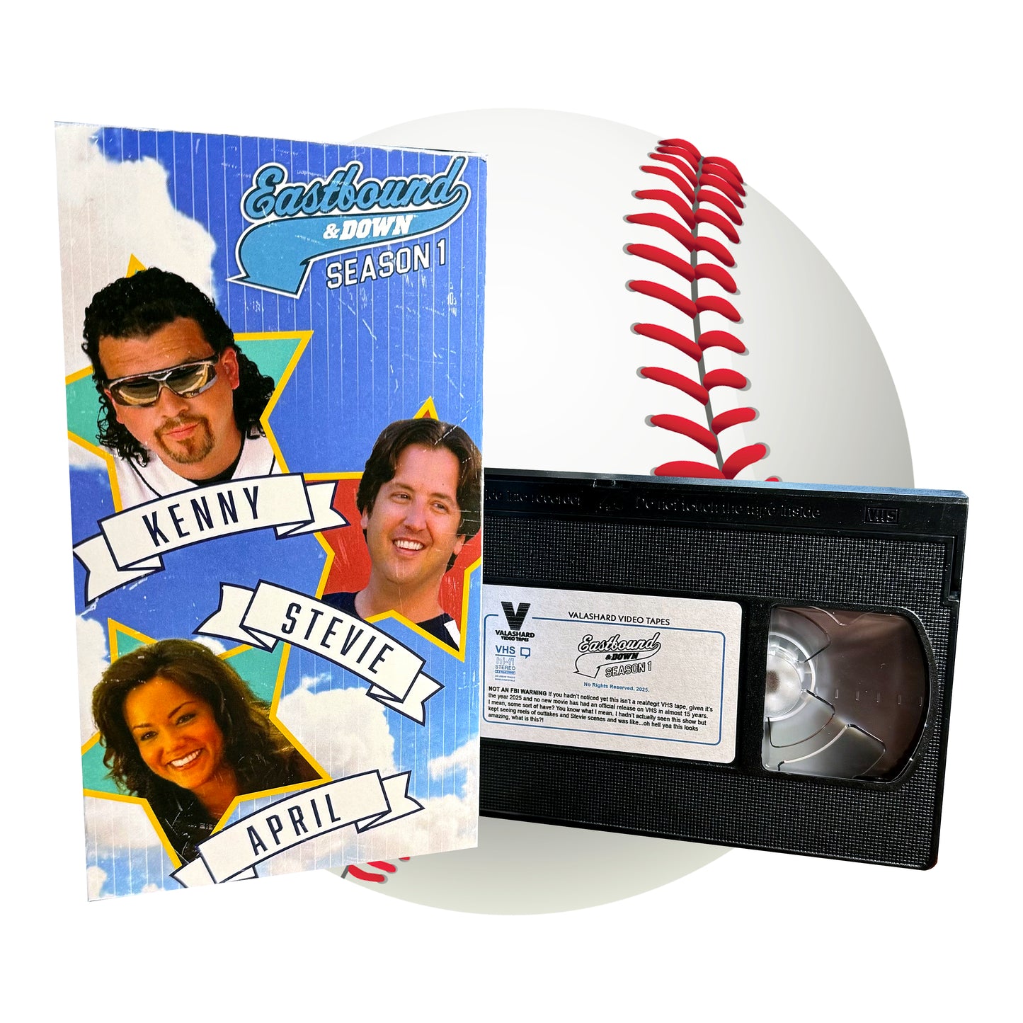 EASTBOUND & DOWN SEASON 1 VHS