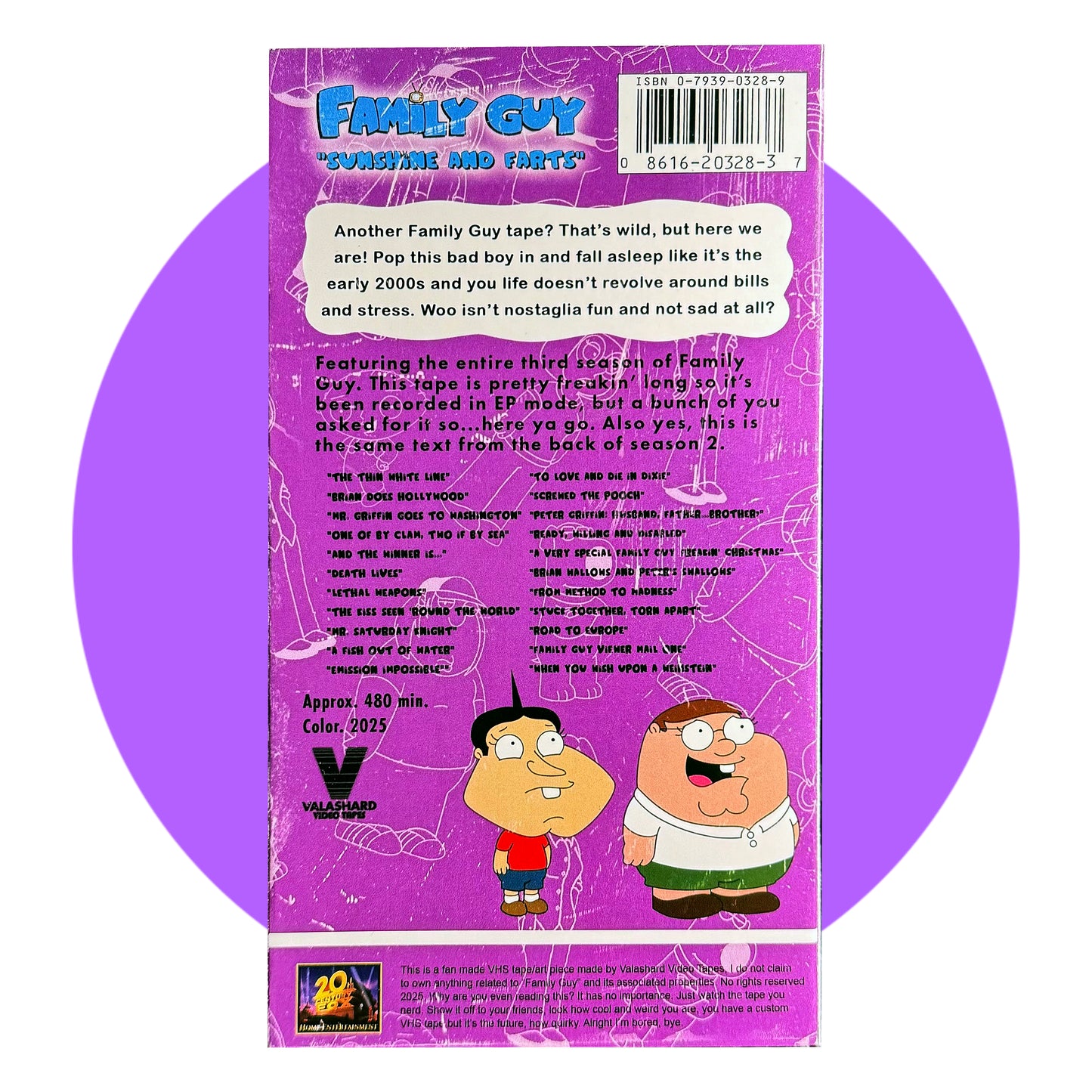 FAMILY GUY SEASON 3 VHS