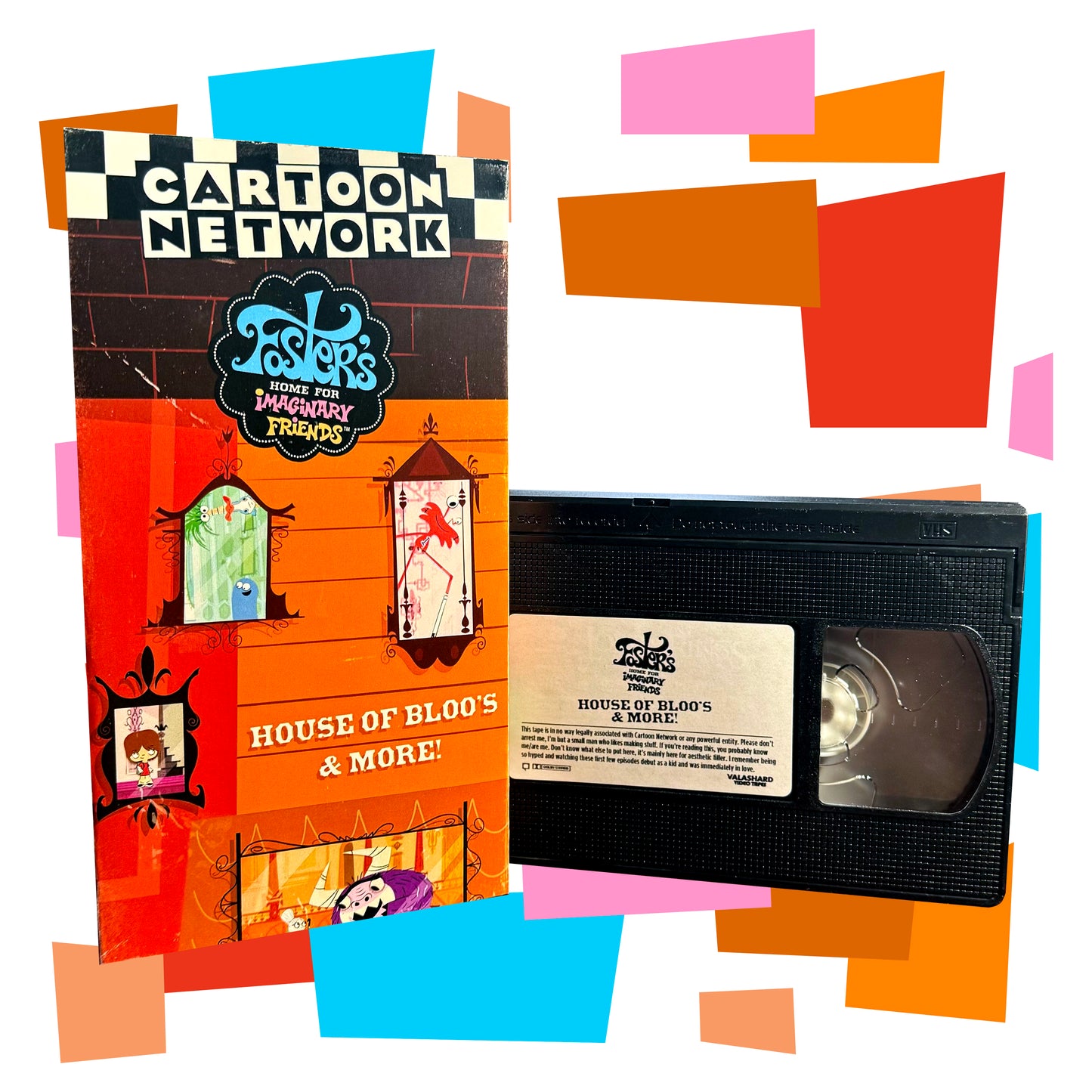 FOSTERS HOME FOR IMAGINARY FRIENDS HOUSE OF BLOOS VHS