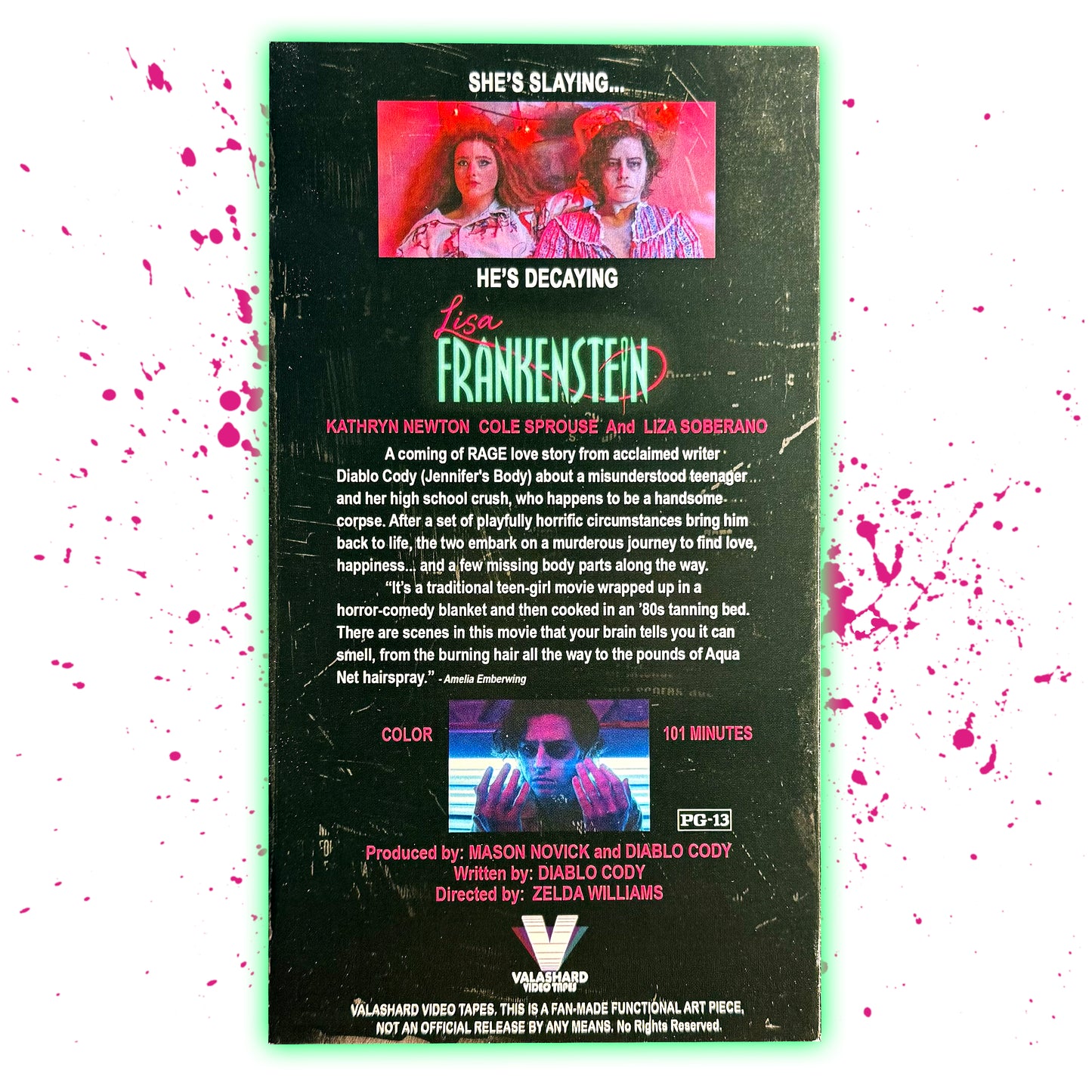 LISA FRANKENSTEIN VHS