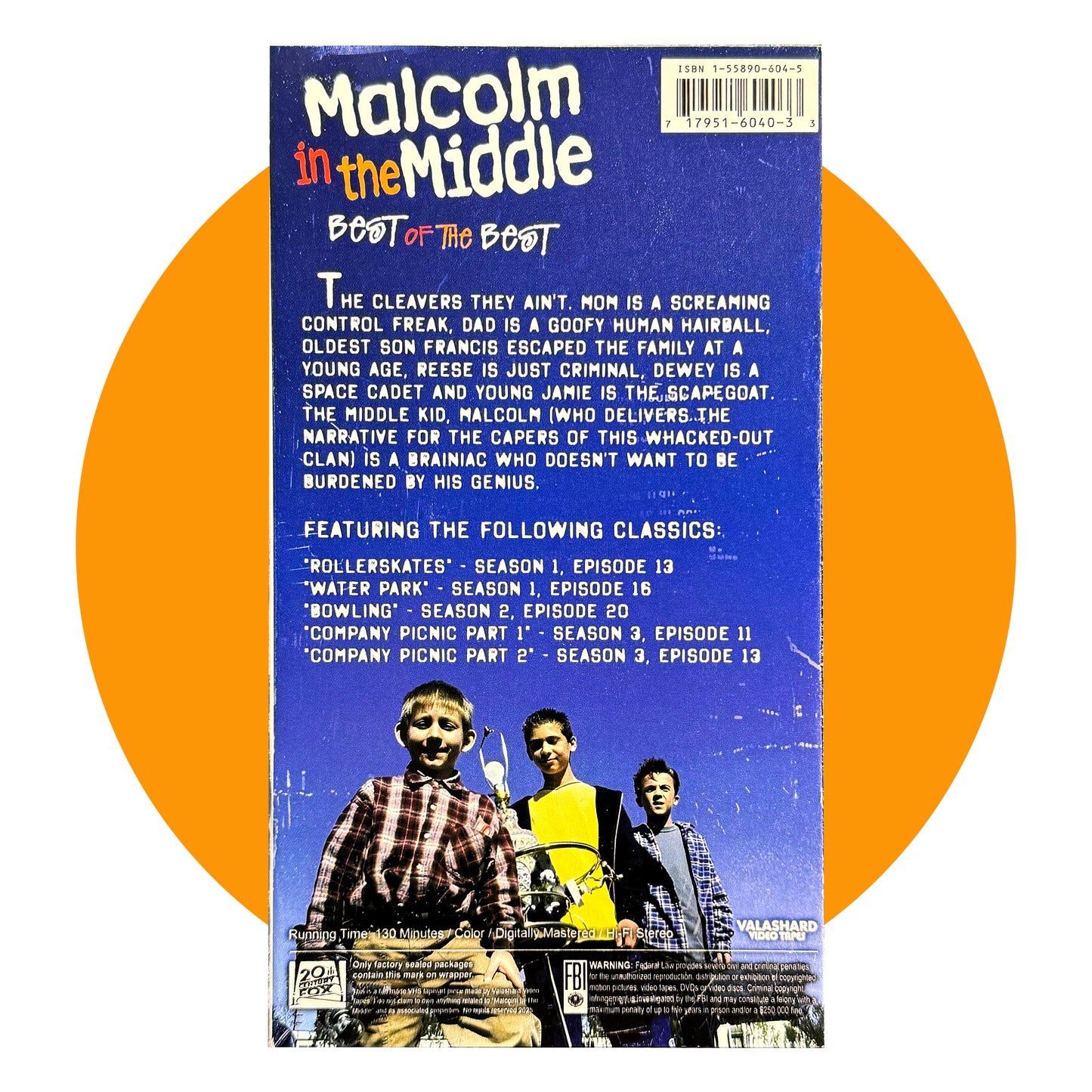 MALCOLM IN THE MIDDLE VHS