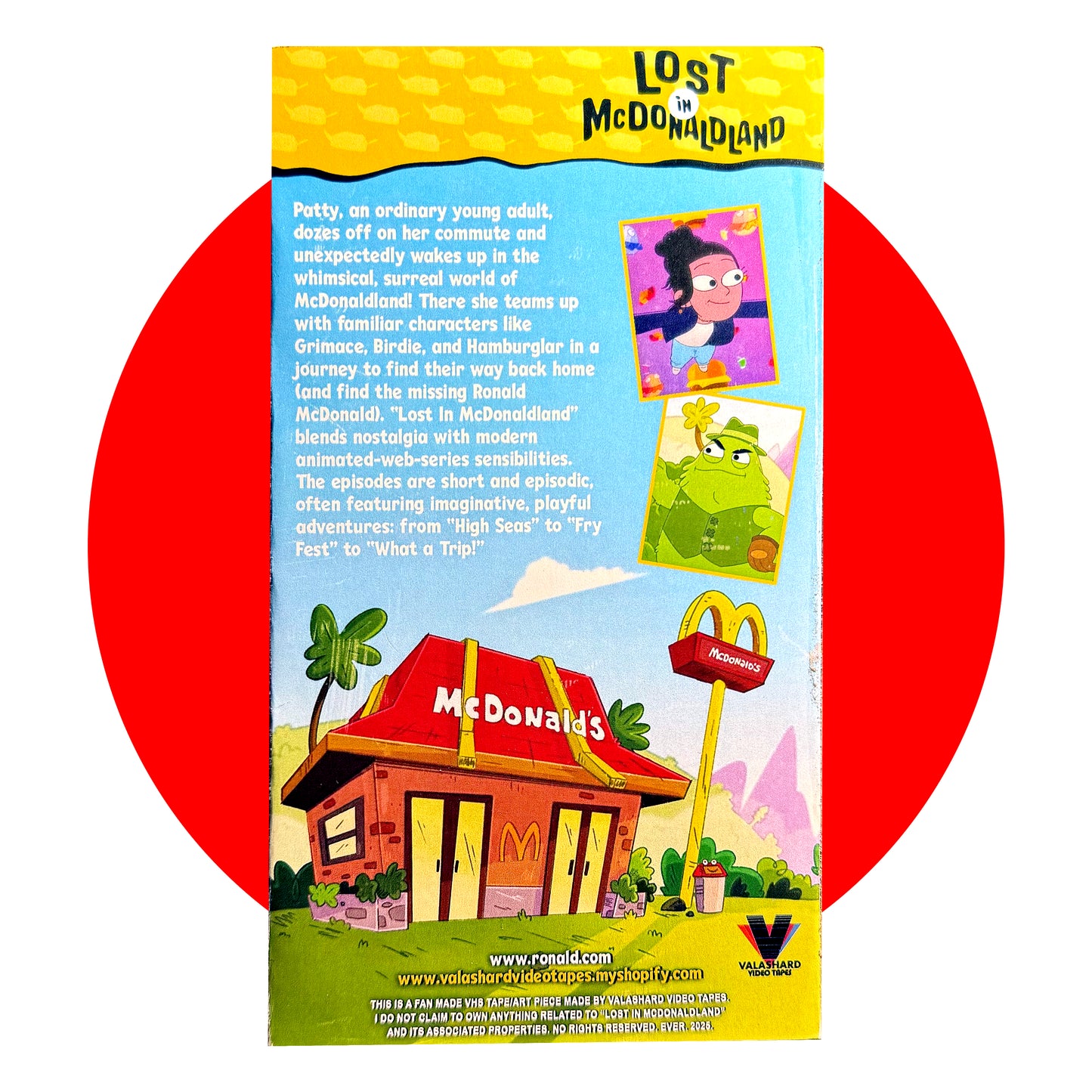 LOST IN MCDONALDLAND VHS