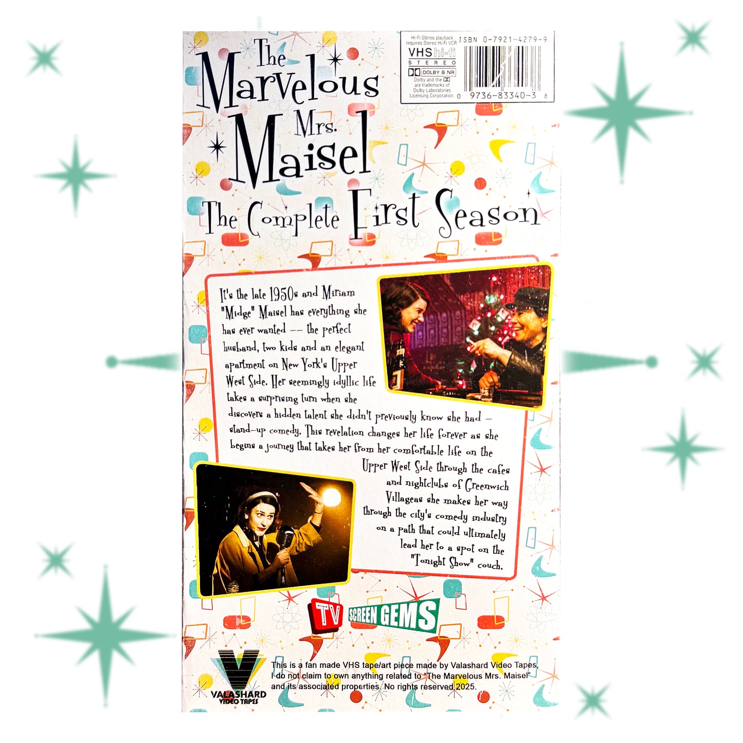 THE MARVELOUS MRS. MAISEL SEASON 1 VHS