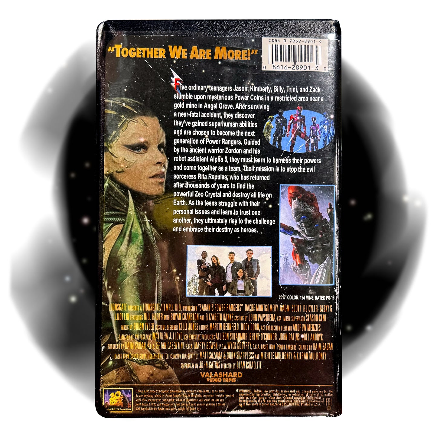 POWER RANGERS 2017 VHS