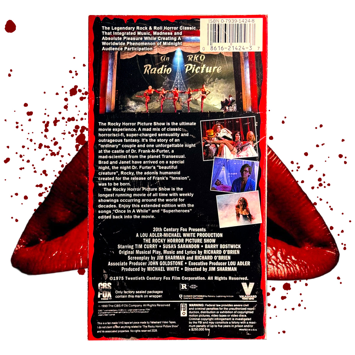 THE ROCKY HORROR PICTURE SHOW VHS