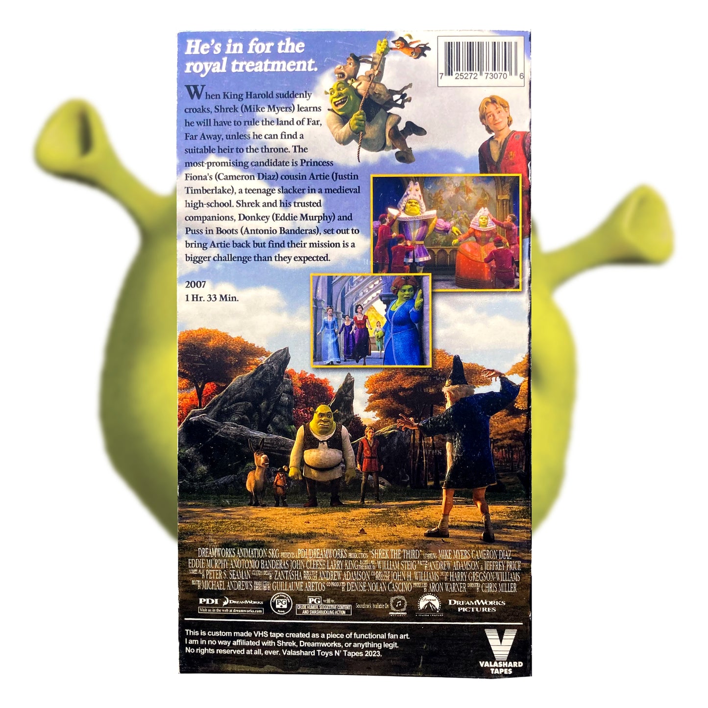 SHREK THE THIRD VHS