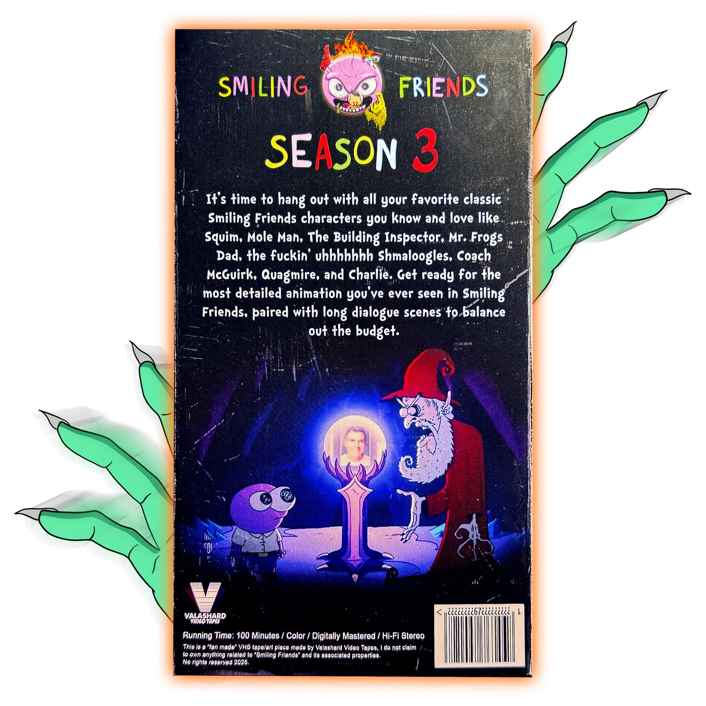 SMILING FRIENDS SEASON 3 VHS