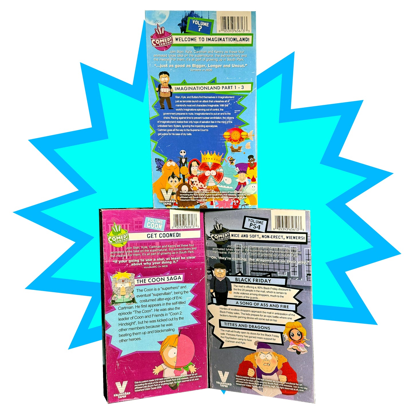 SOUTH PARK VHS SET
