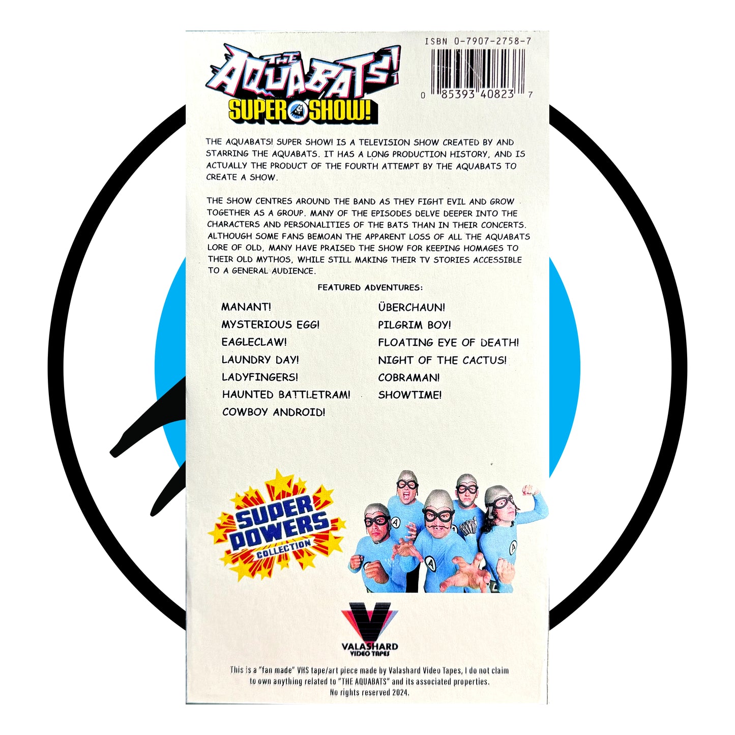 AQUABATS SEASON 1 VHS