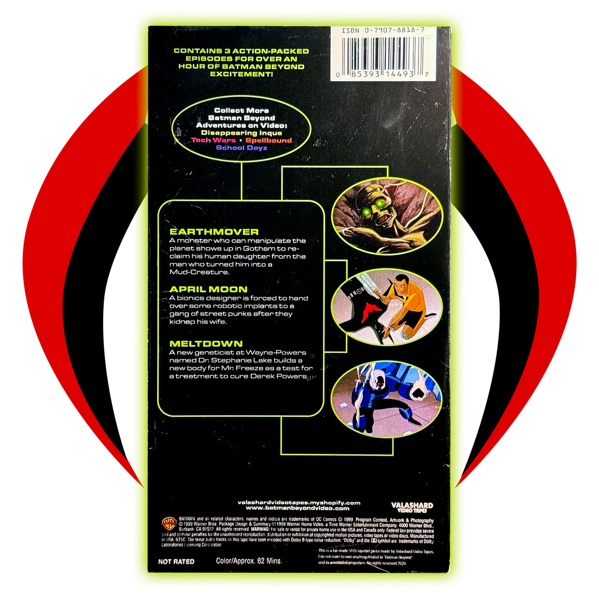 BATMAN BEYOND UNNATURAL DISASTERS VHS