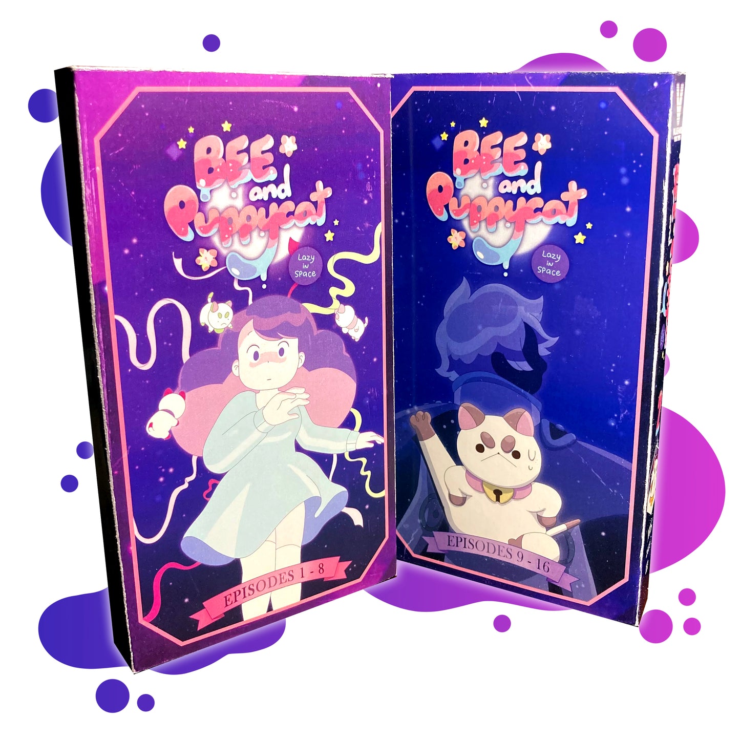 BEE AND PUPPYCAT LAZY IN SPACE VHS SET