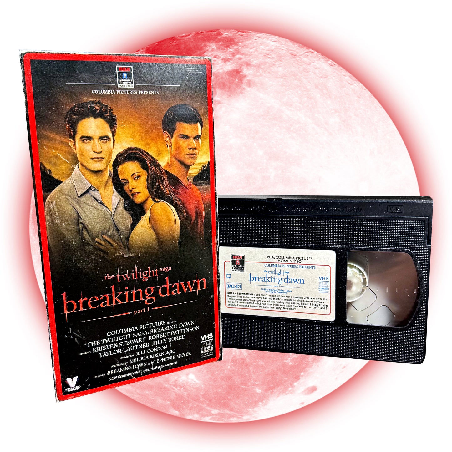 TWILIGHT BREAKING DAWN PART 1 VHS