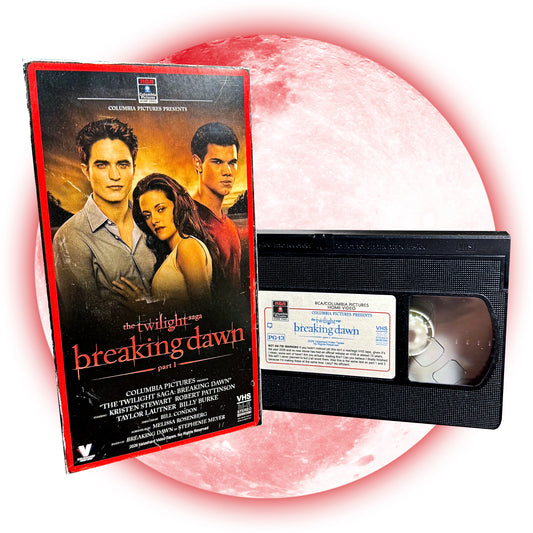 TWILIGHT BREAKING DAWN PART 1 VHS