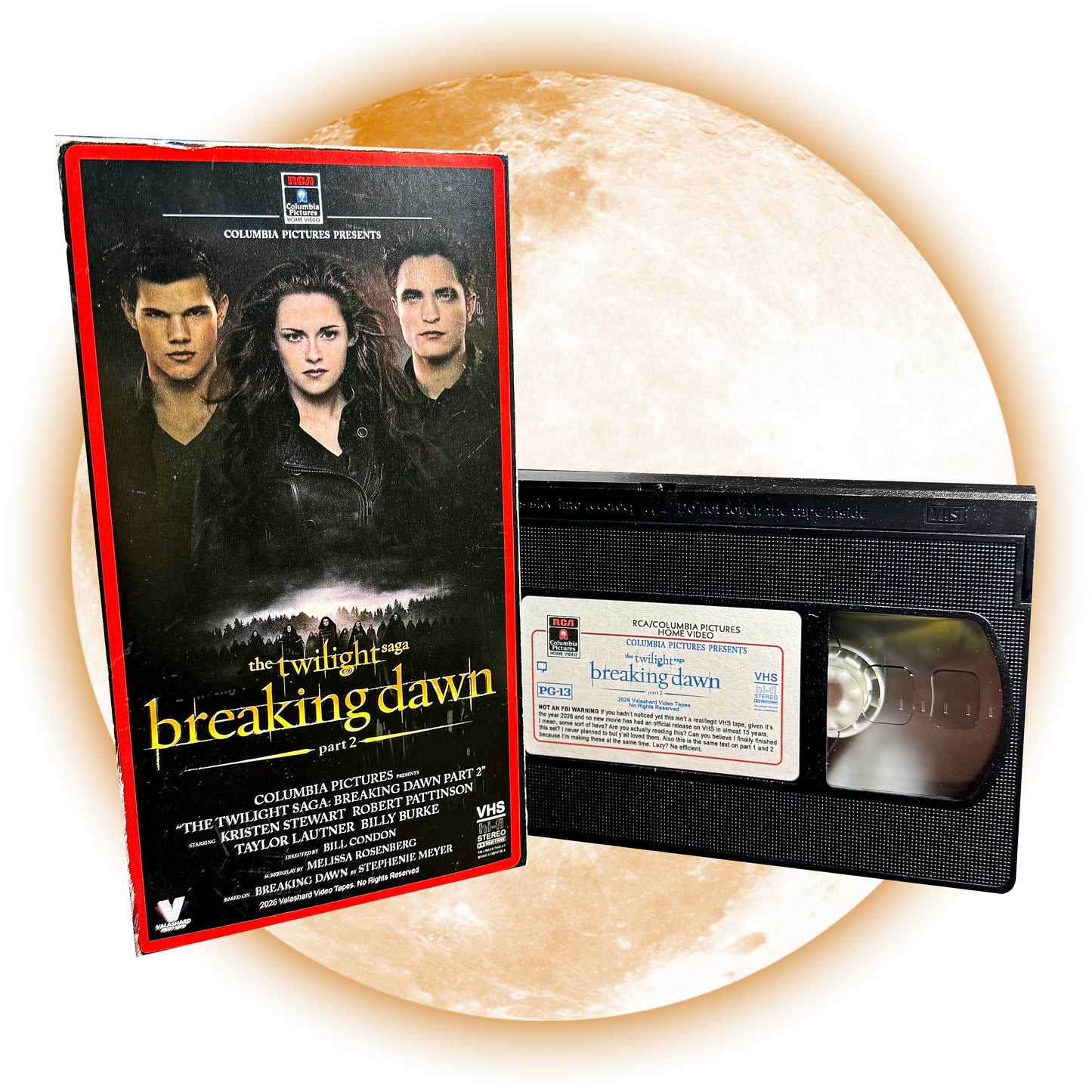TWILIGHT BREAKING DAWN PART 2 VHS