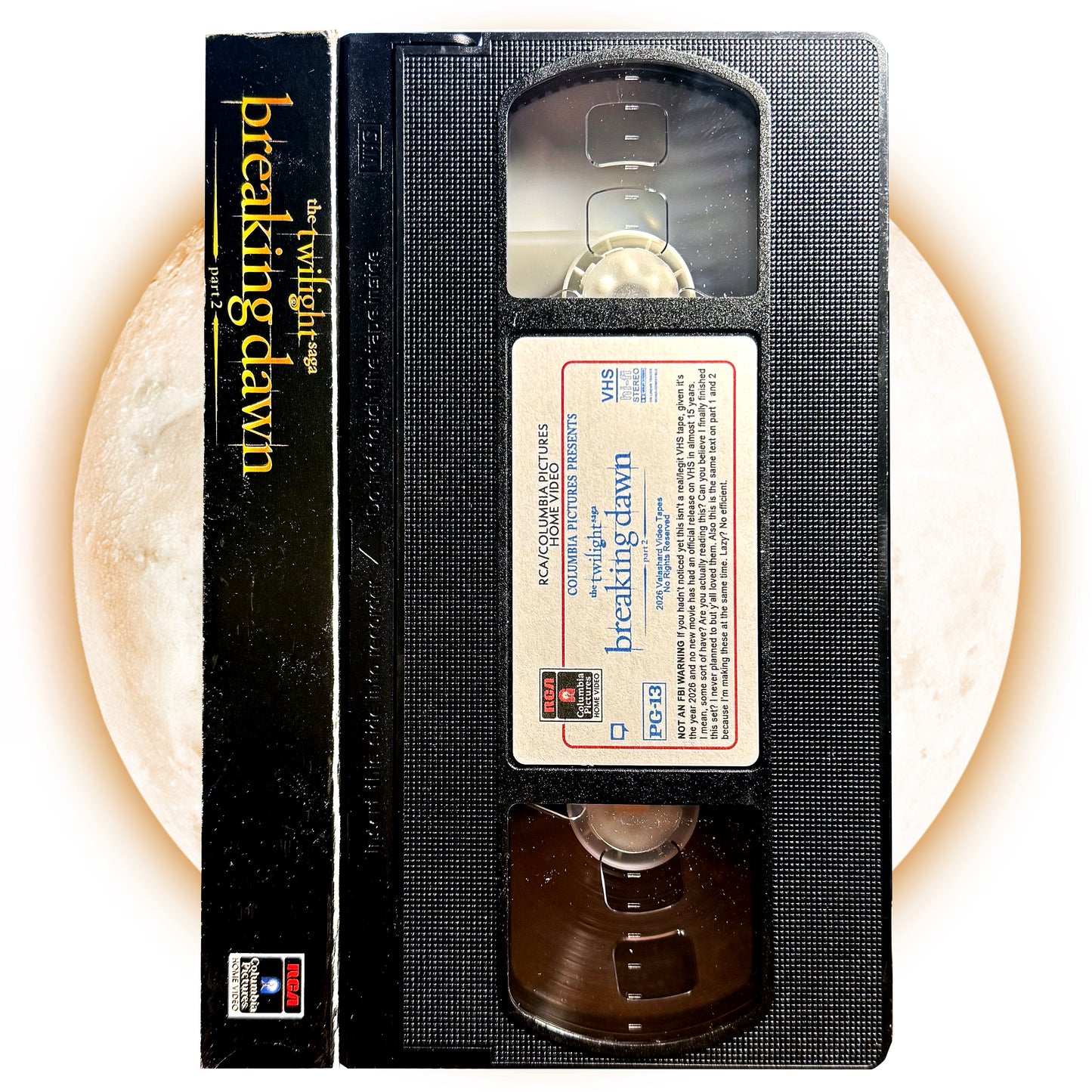 TWILIGHT BREAKING DAWN PART 2 VHS