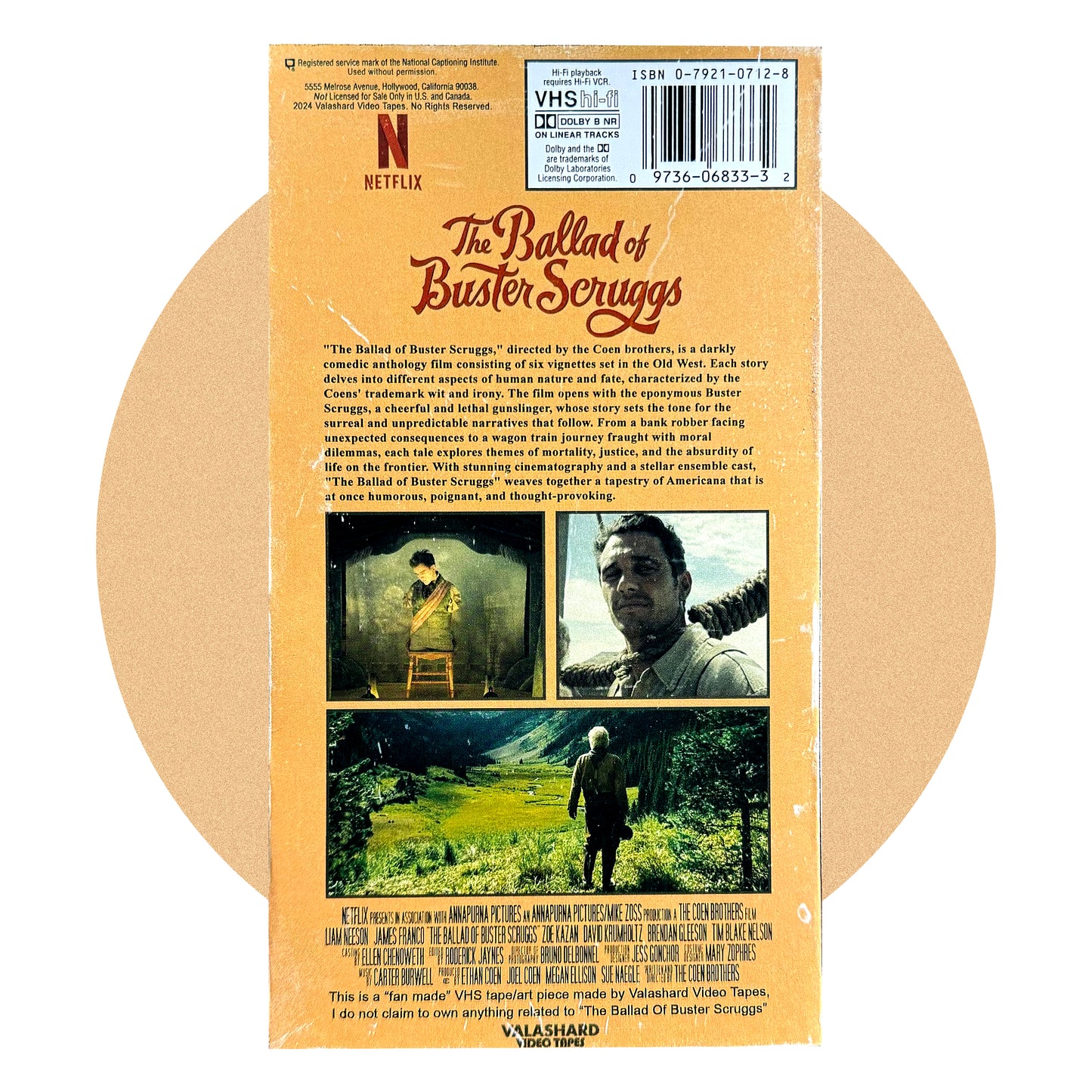 THE BALLAD OF BUSTER SCRUGGS VHS