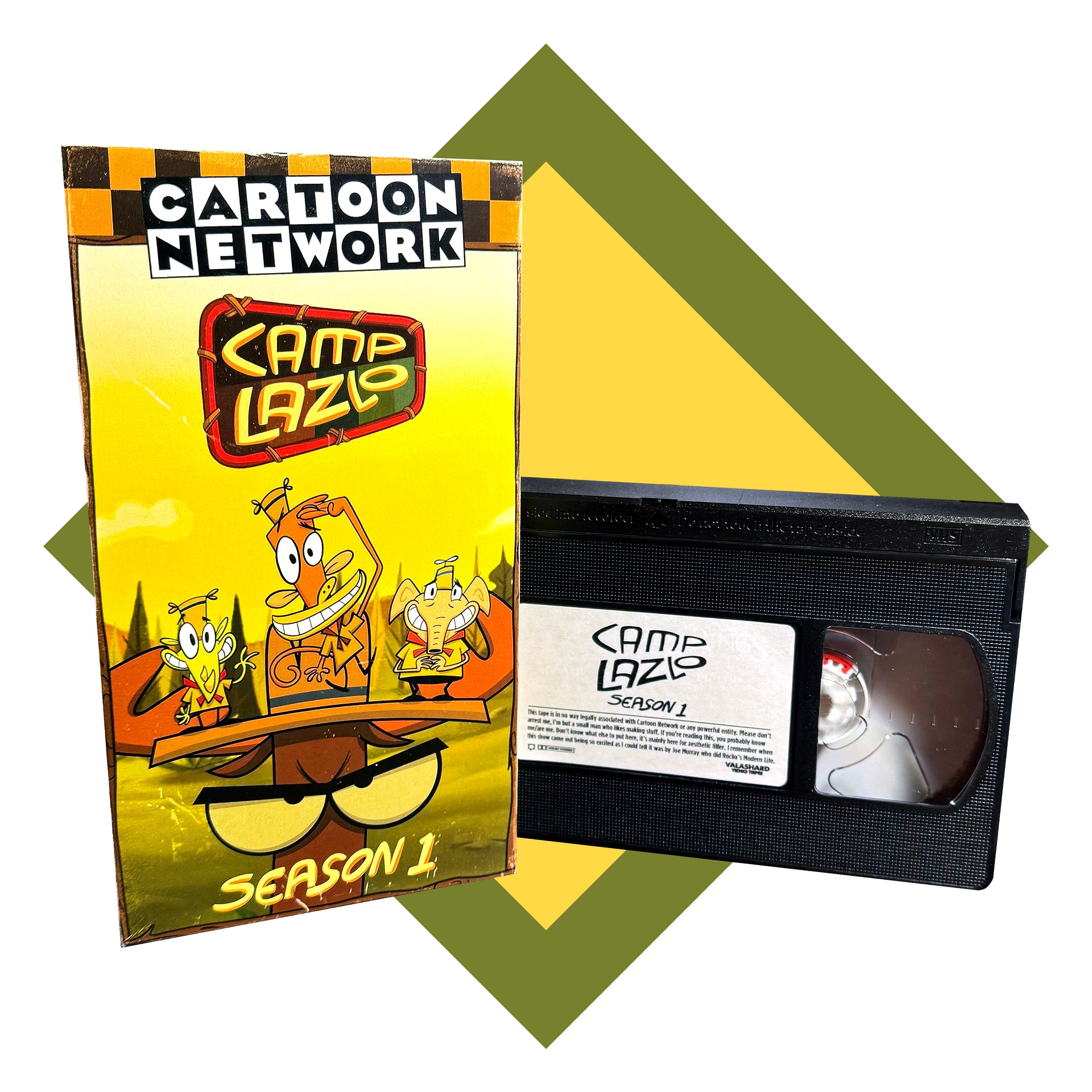 camp lazlo CAMP LAZLO SEASON 1 VHS