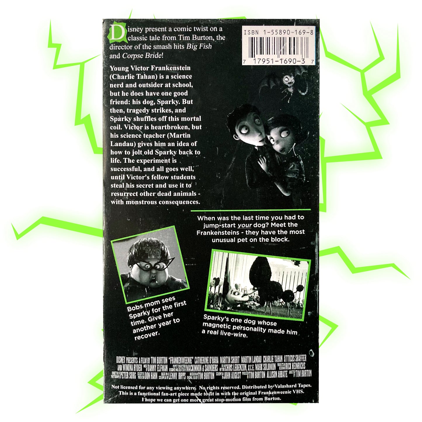 FRANKENWEENIE VHS