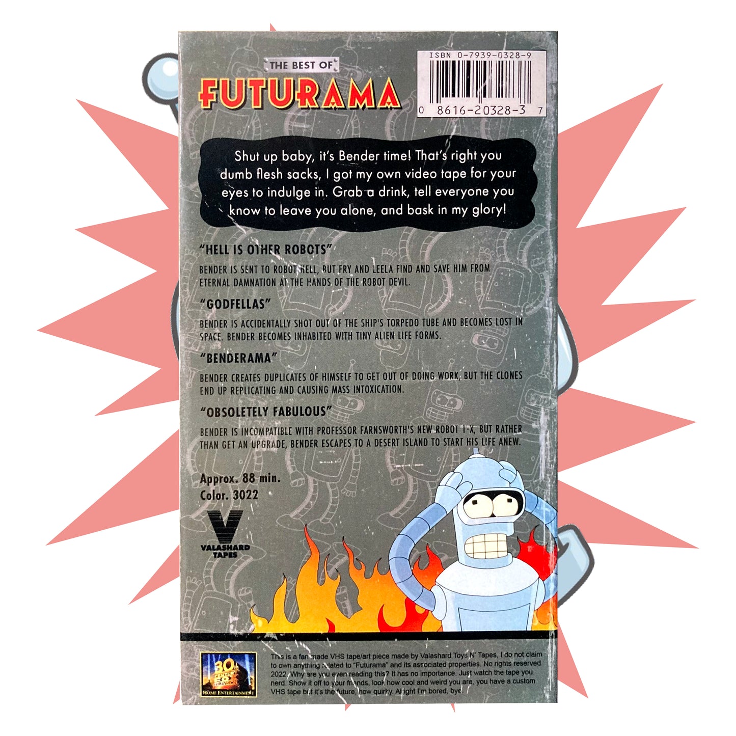 FUTURAMA BENDER VHS