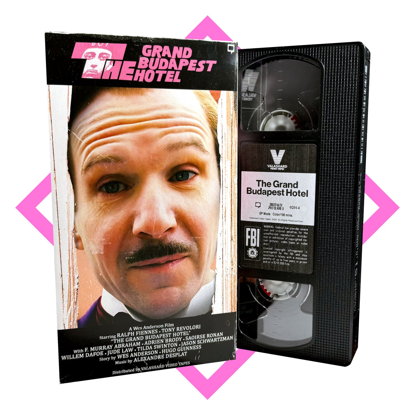 THE GRAND BUDAPEST HOTEL VHS