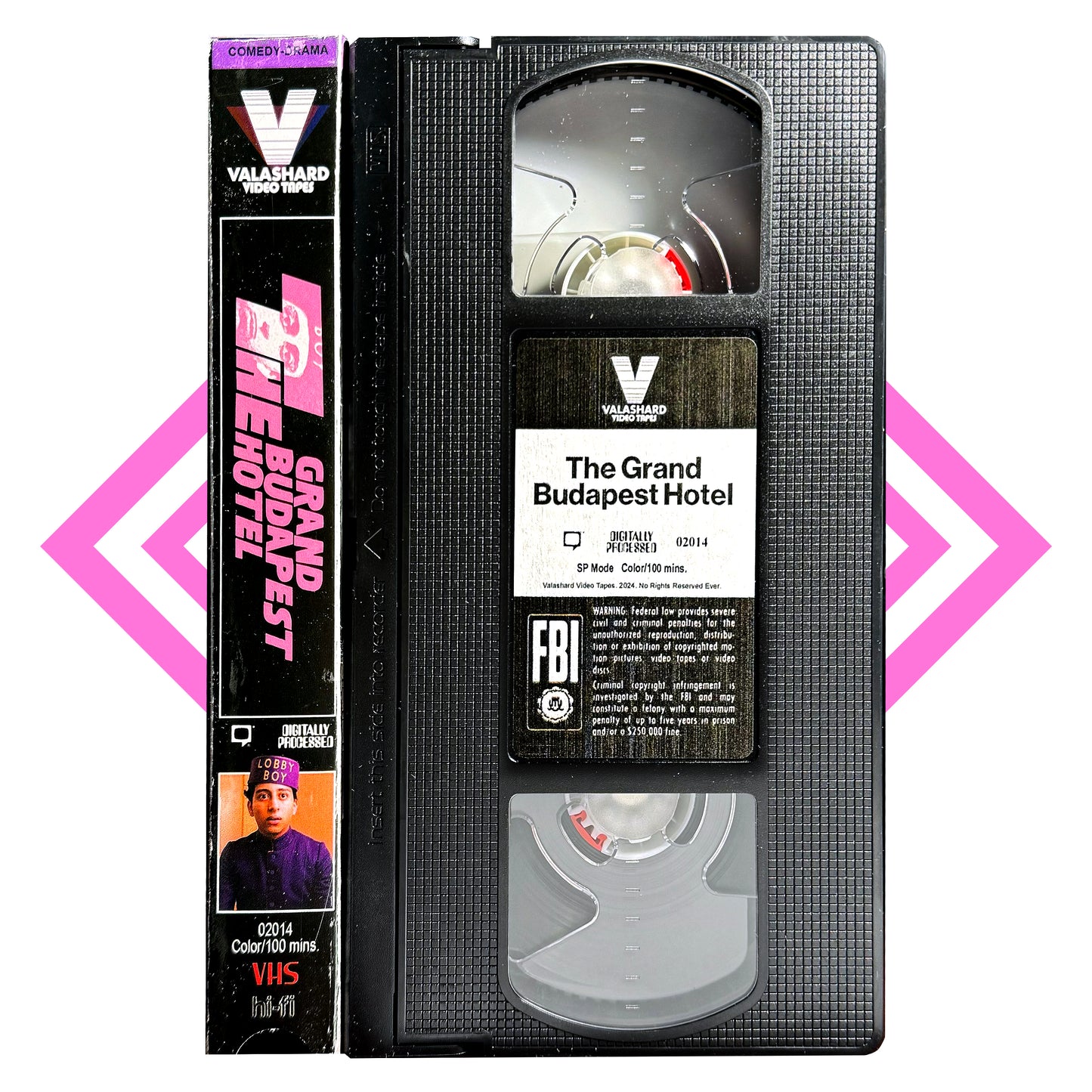 THE GRAND BUDAPEST HOTEL VHS