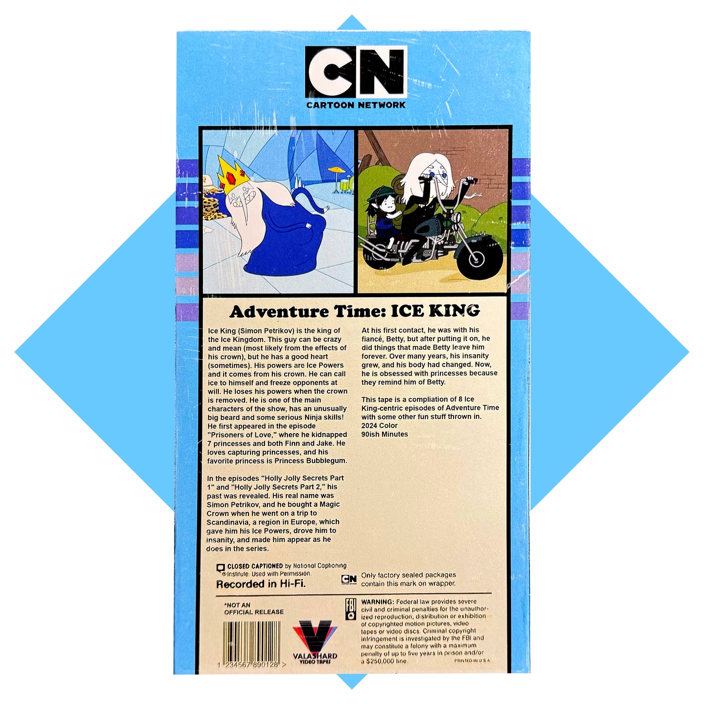 ADVENTURE TIME ICE KING VHS