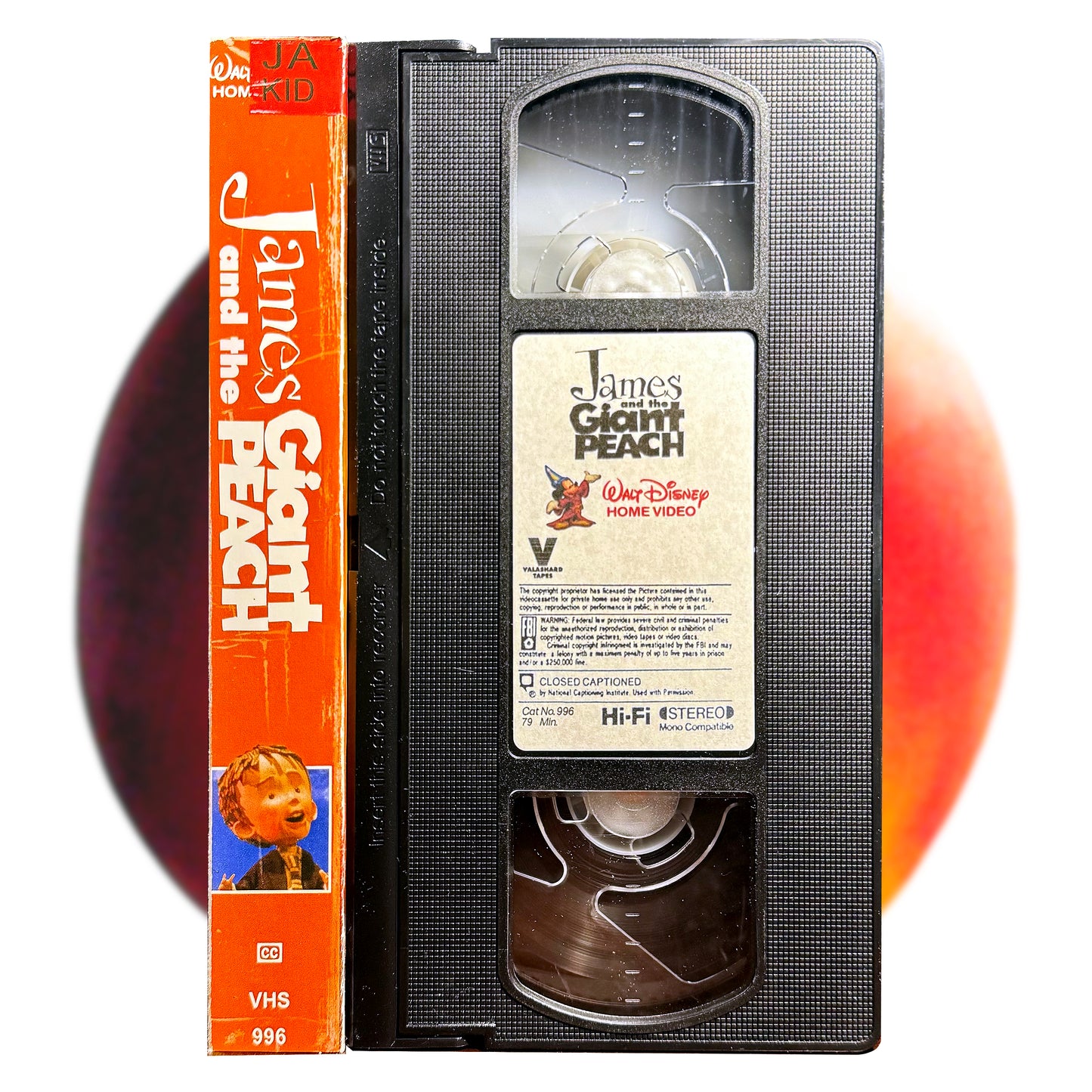 JAMES AND THE GIANT PEACH VHS