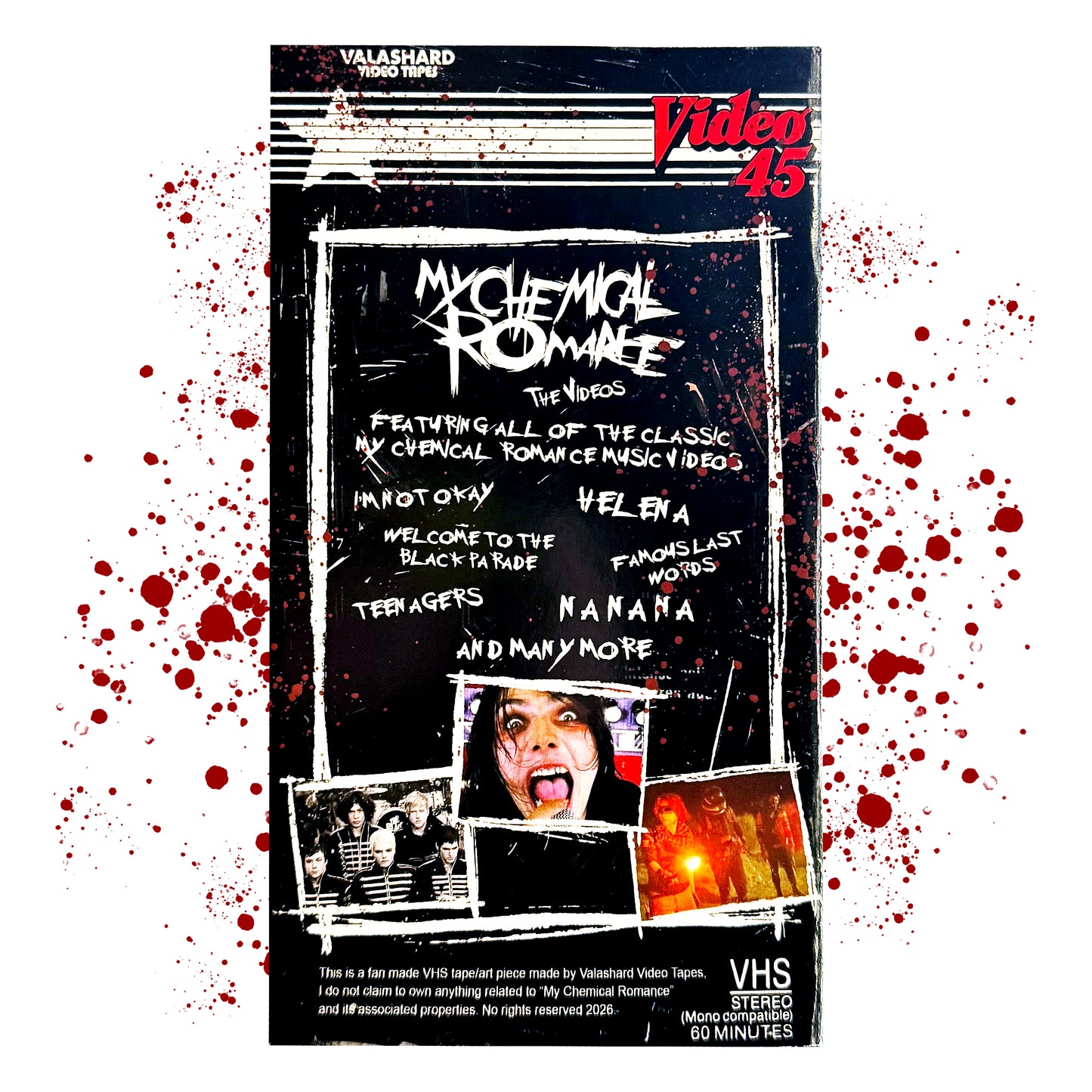 MY CHEMICAL ROMANCE VHS