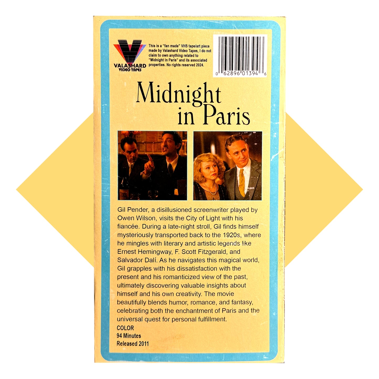 MIDNIGHT IN PARIS VHS