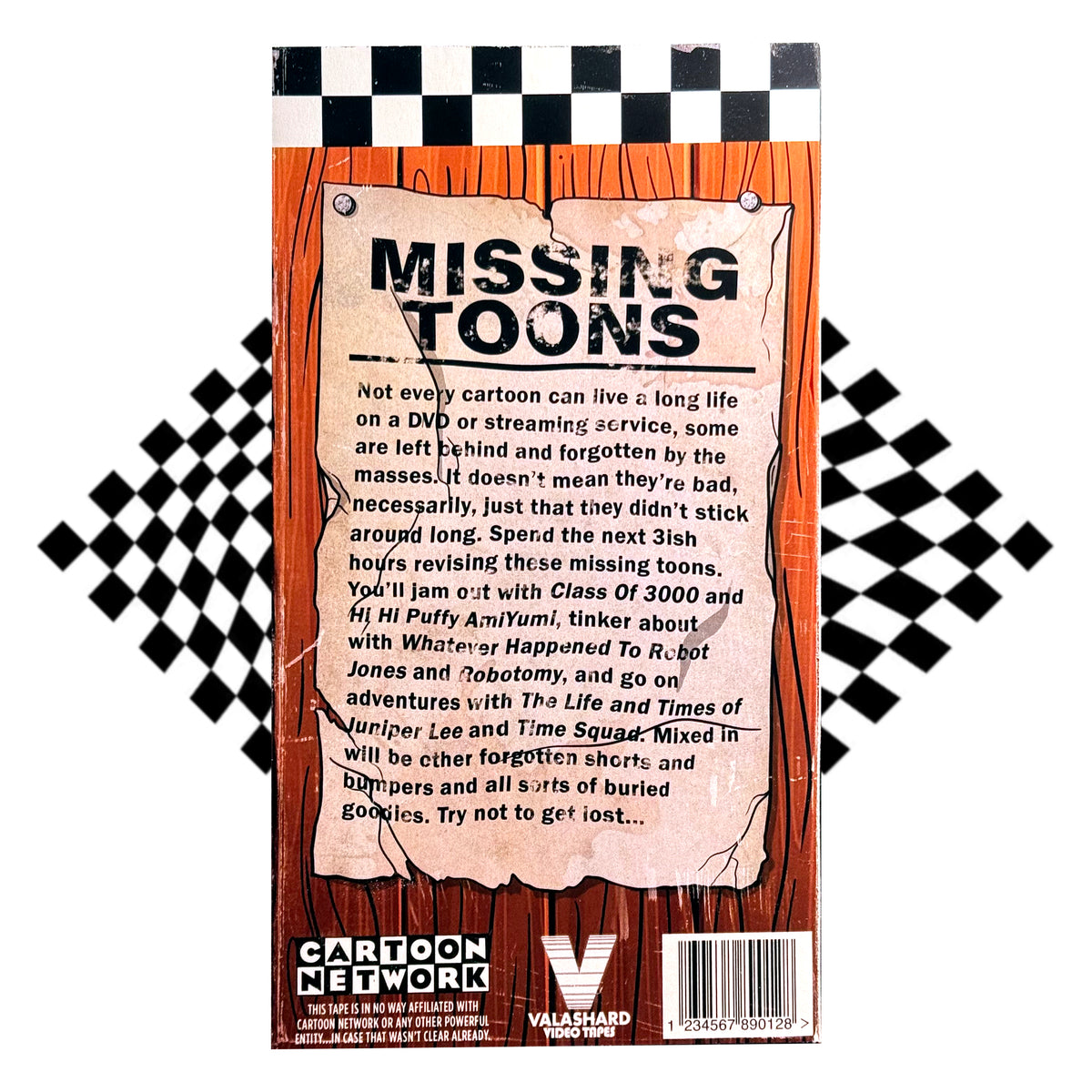 MISSING TOONS VHS