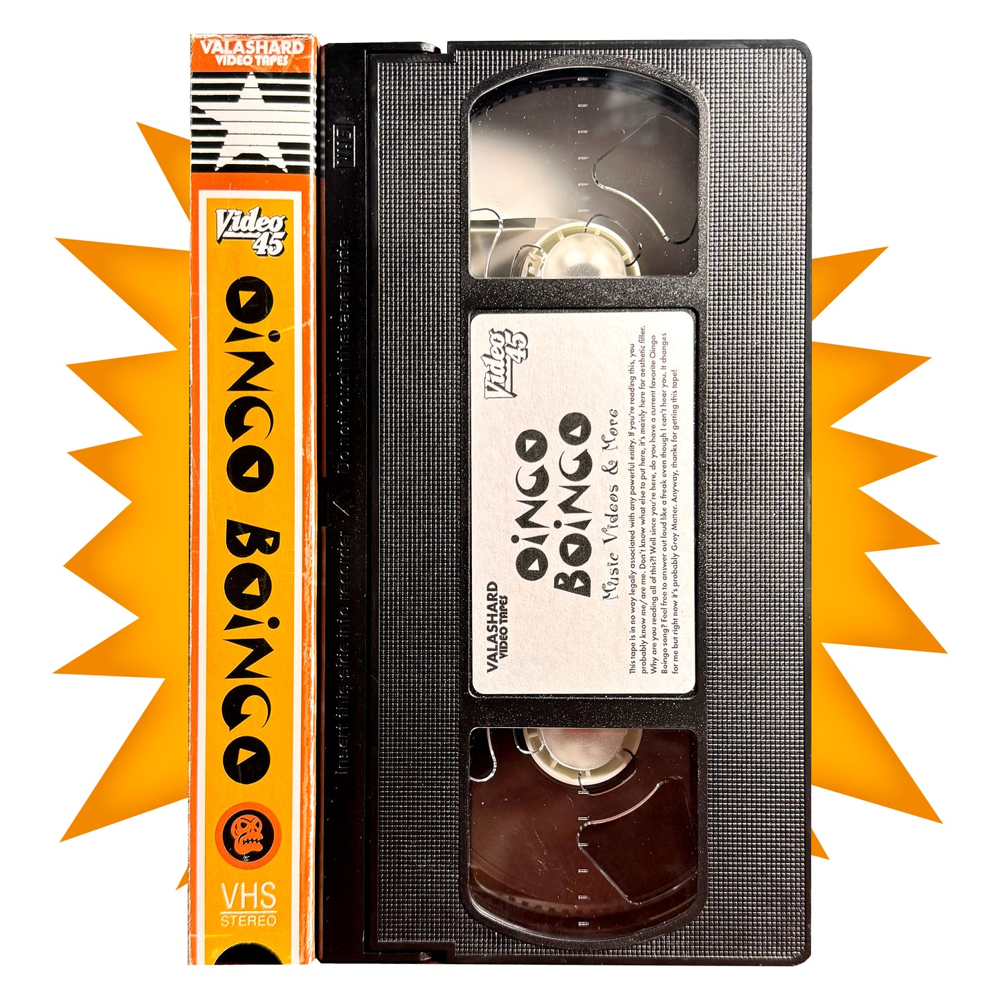 OINGO BOINGO MUSIC VIDEOS VHS