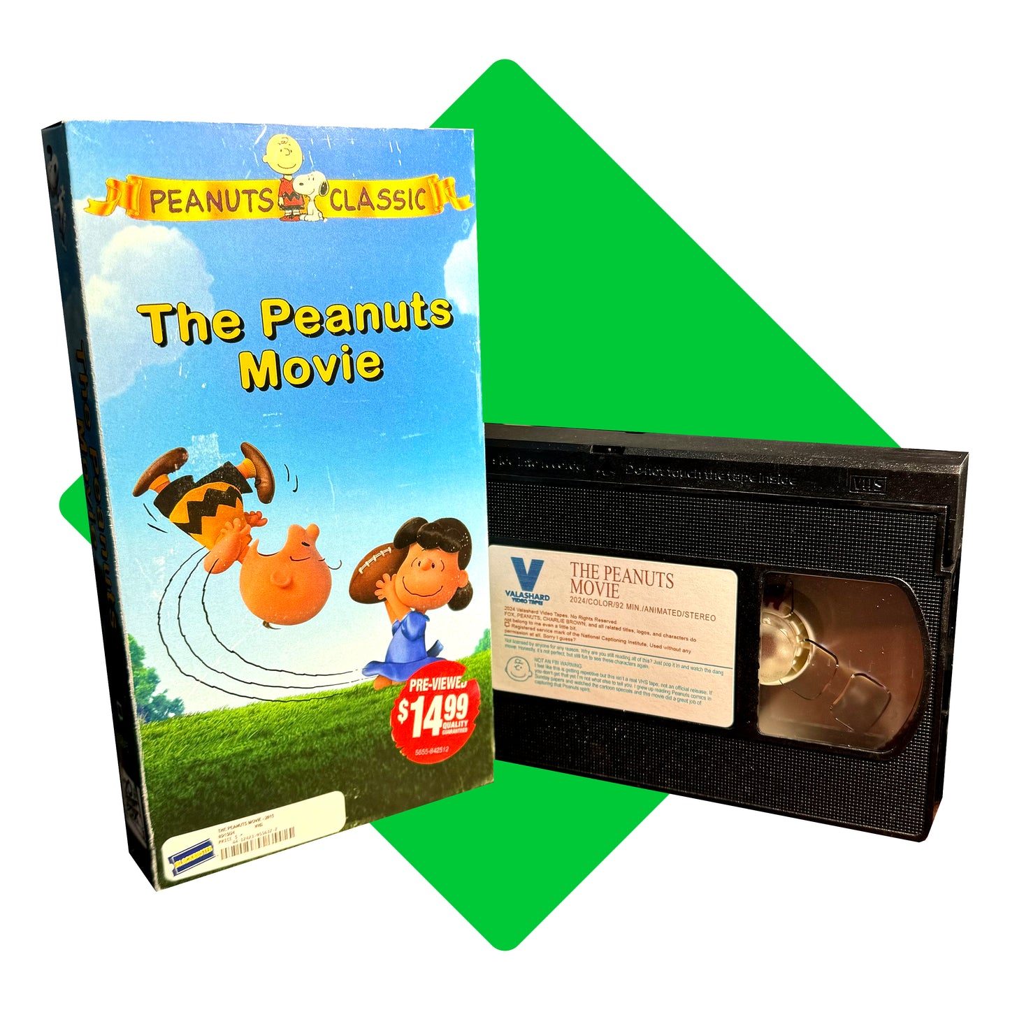 THE PEANUTS MOVIE VHS