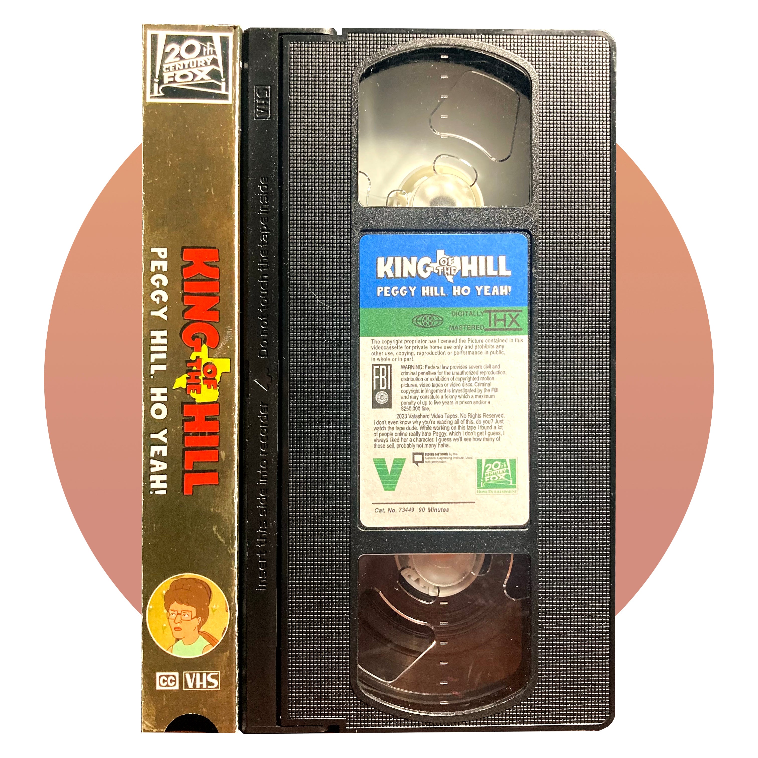 KING OF THE HILL PEGGY VHS – Valashard Video Tapes