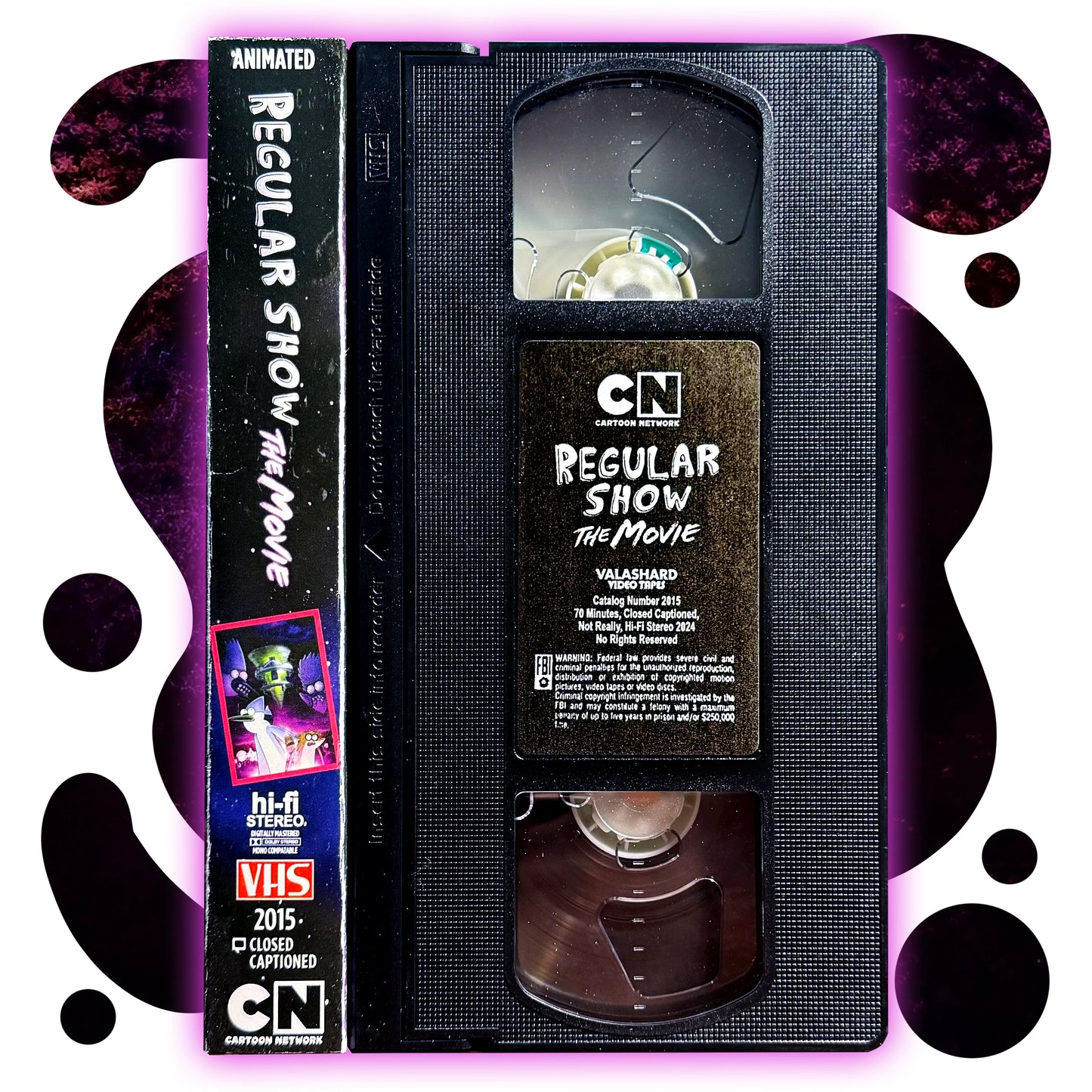 REGULAR SHOW THE MOVIE VHS