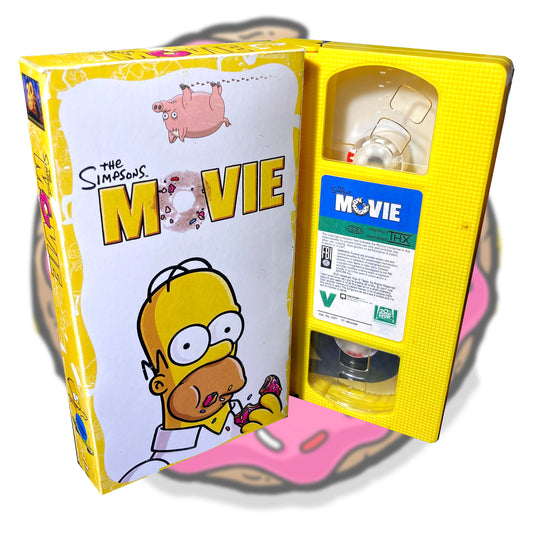 THE SIMPSONS MOVIE VHS