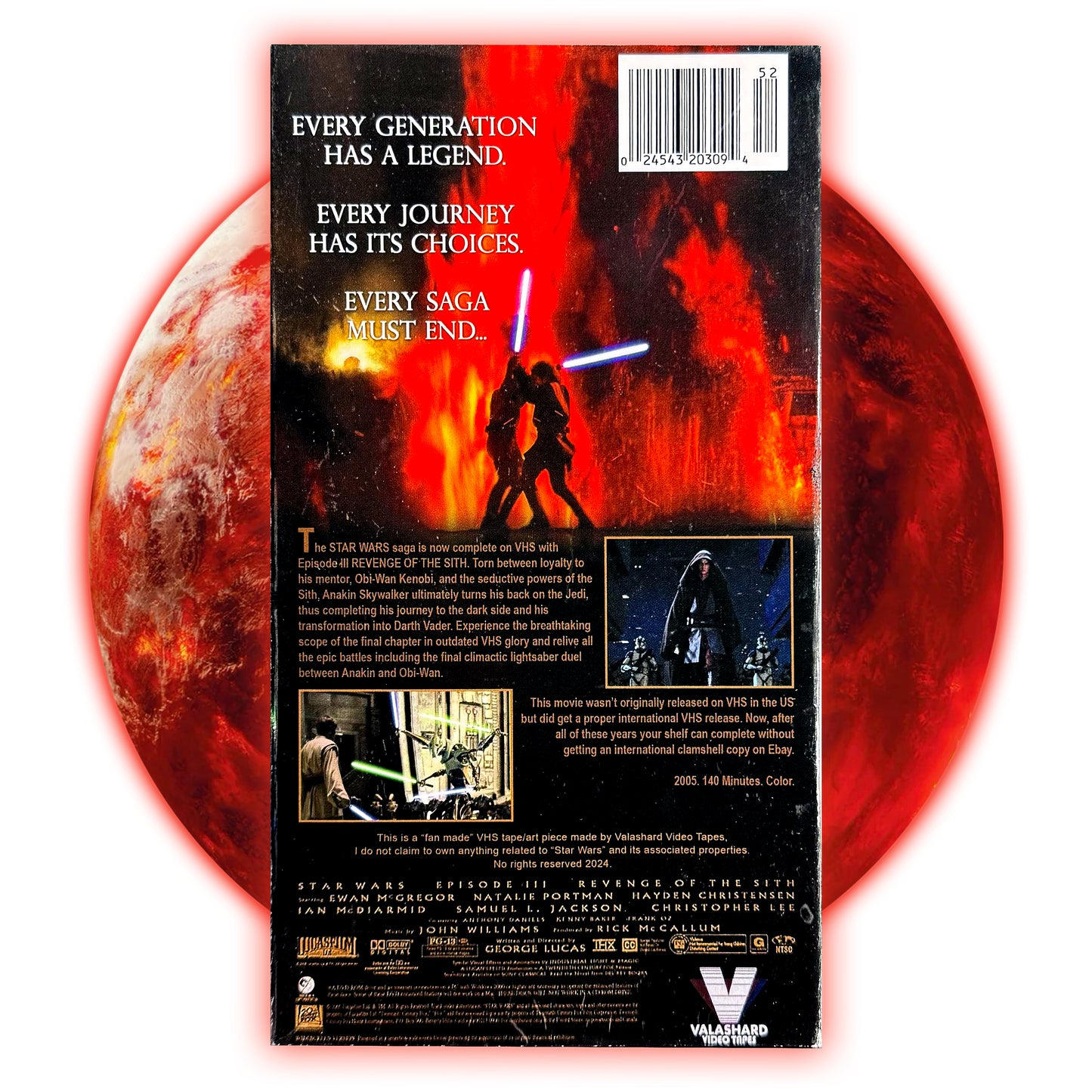 REVENGE OF THE SITH VHS