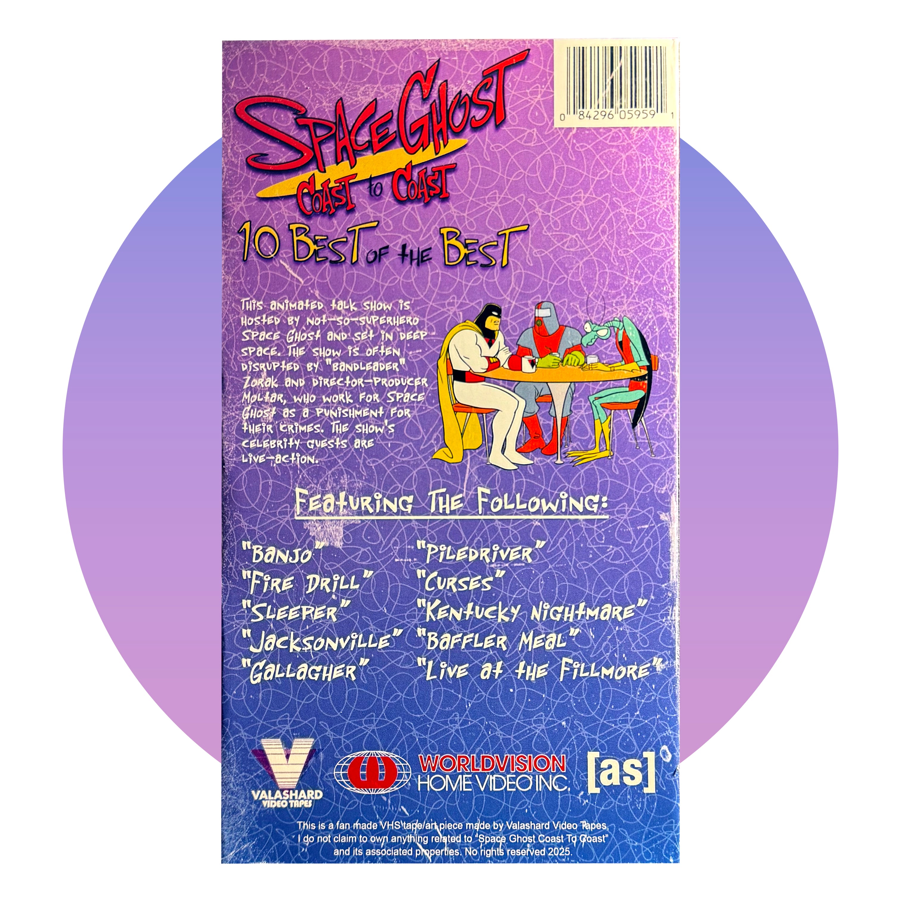 SPACE GHOST COAST TO COAST VHS – Valashard Video Tapes