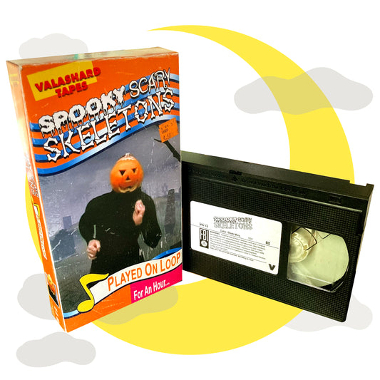 SPOOKY SCARY SKELETONS 1 HOUR LOOP VHS