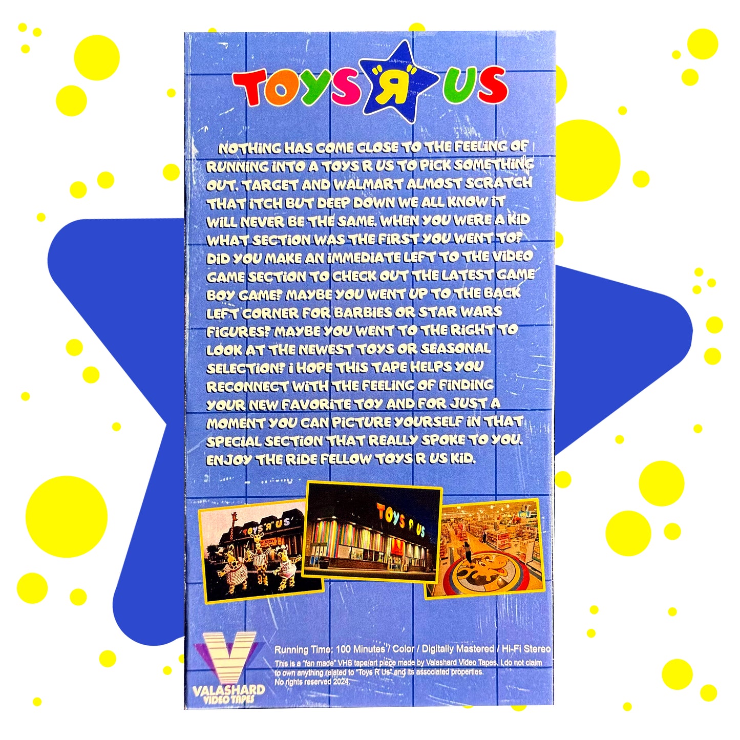 TOYS R US VIBES AND MEMORIES VHS