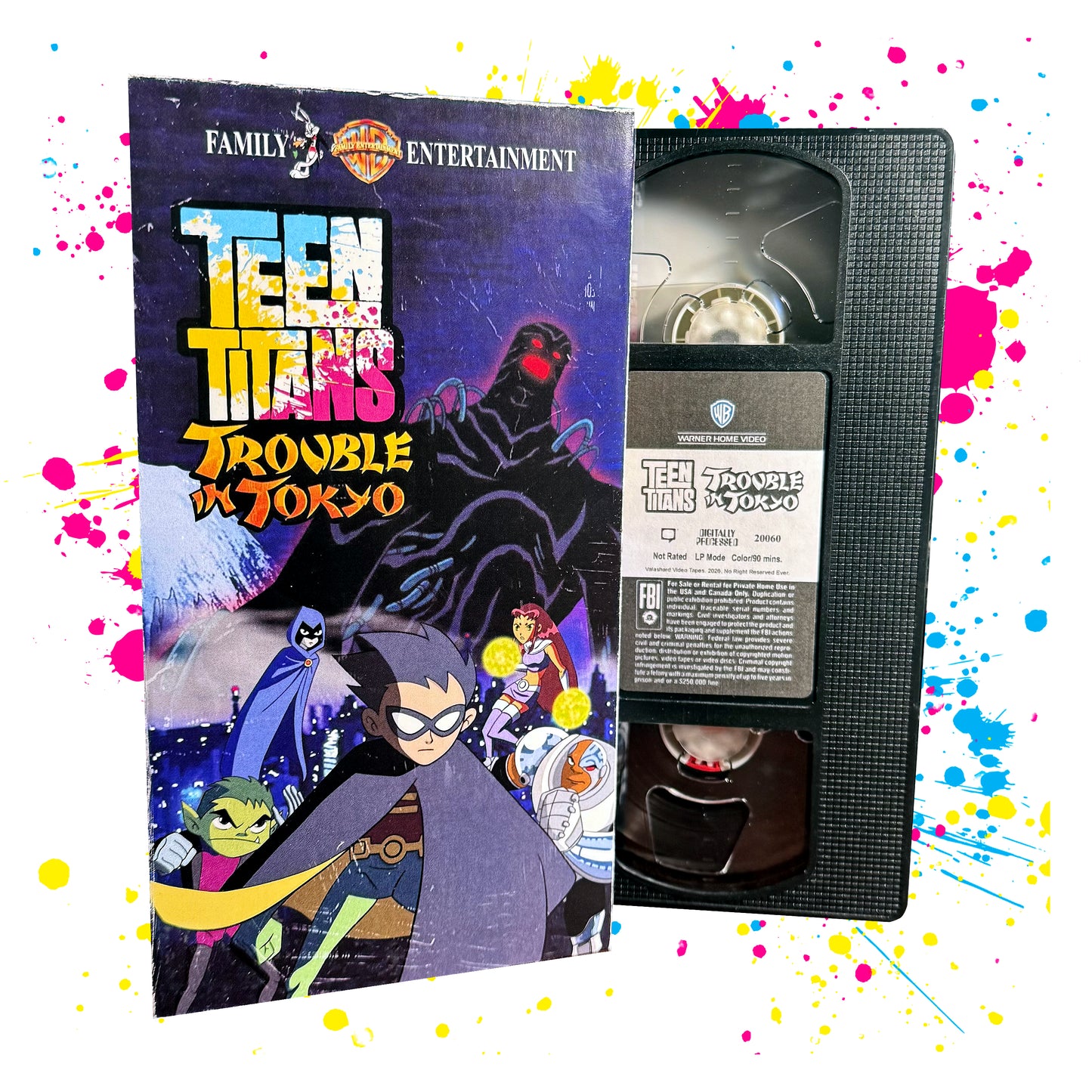 TEEN TITANS TROUBLE IN TOKYO VHS