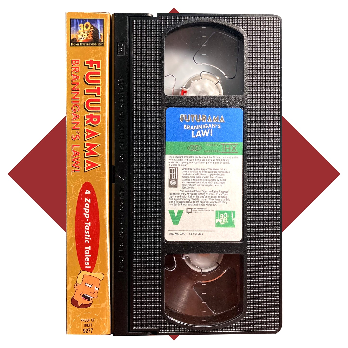 FUTURAMA ZAPP BRANNIGAN VHS